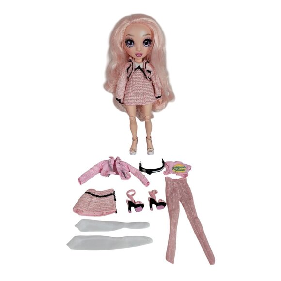 Rainbow High Bella Parker Doll Series 3 Original Clothing Pink Hair 14 PCS MGA - Picture 9 of 10